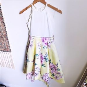 Girls Size 10 Speechless Floral High Low Dress